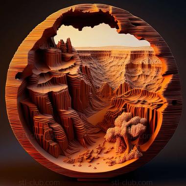 3D model grand canyon (STL)